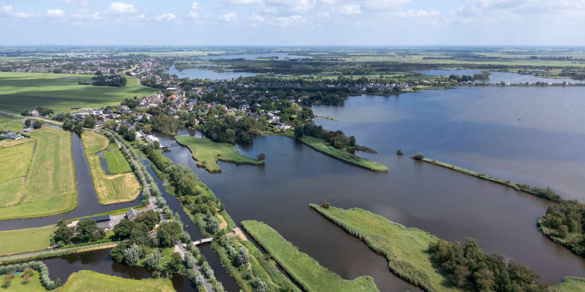 Drone foto van omgeving
